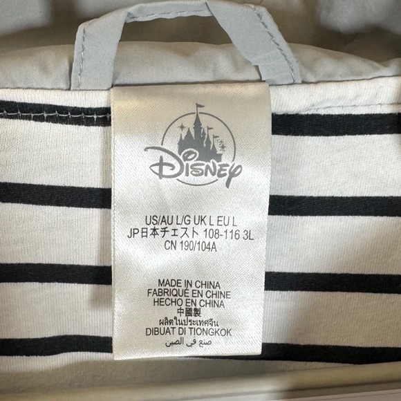 Disney Pirates of the Caribbean Pullover Jacket Gray Mens 3L - Picture 4 of 10